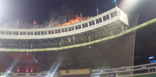 incendio estadio quisqueya